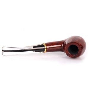New classic old mahogany smooth white tail, male light portable filter cigarette smoking accessories