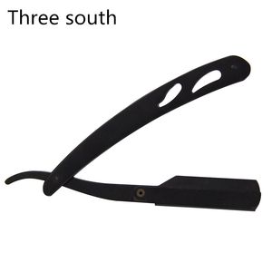 Three south single copper handle razor SHAVING RAZOR barber tools hair and blades Antique black folding shaving knife