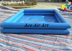 Piscina inflável de piscina de lona PVC com soprador de ar livre para venda feita na China