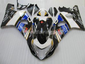 High grade fairing kit for SUZUKI GSXR600 GSXR750 2004 2005 white black GSXR 600 750 K4 K5 fairings GG35