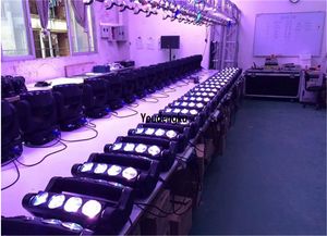 12 stycken 8 * 10W Moving Head Spider LED DMX BEAM Movinghead RGBW 4 IN1 LED DJ Spider Light