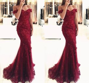 Bridesmaid 2024 Bury Dresses New Cheap for Weddings Mermaid Off Shoulder Lace Appliques Beaded Party Dress Plus Size Maid of Honor Gowns