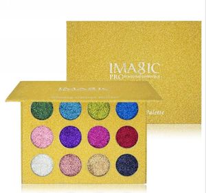 IMAGIC Glitter Iniezioni Glitters pressati Ombretto singolo Diamond Rainbow Make Up Cosmetic Eye shadow Magnet Palette