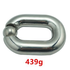 AA Designer Sexspielzeuge Unisex Heavy Ball Stretcher Hodensack Bondage Edelstahl Metall Cock Cage Penisring Keuschheitsgürtel Fetisch Sexspielzeug für Männer