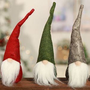 Não rosto Bonecas Estilo Europeu E Americano Velho Bonecas Decoração Decorativa Janela Enfeites de Decoração de Natal