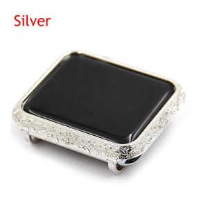 Новый 24 кт для Apple Watch Case Bezel Platinum Gold Design для часов S1/S2/S3 38 мм 42 мм