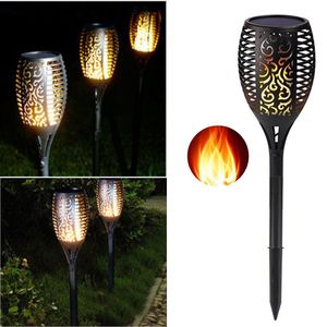 Solar flood lights Lamps Torch Light Outdoor Lighting Waterproof Decoration LED Torches Garden Lights with Flame Effect