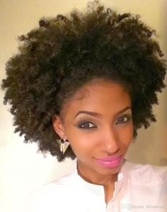 Short Brazilian Virgin Hair Kinky Curly Drawstring Ponytail Human Hair Ponytail Extensions 140g Afro puff ponytail for black women #4
