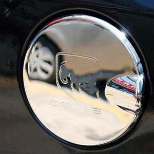 ABS krom bil bränsletankskydd, oljetank dekoration klistermärken, bränsletank lock för Dodge Journey 2011-2017