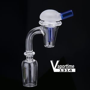 Conical Quartz Banger Nail & Glass Mushroom Carb Cap 10mm 14mm 18mm Female Male Joint Glass Bong Bangers Club Dab Rigs 567