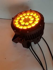 4 조각 LED 파 24x15 야외 빛 RGBWA 5in1 파 64 LED 15W 야외 LED 파 64 수