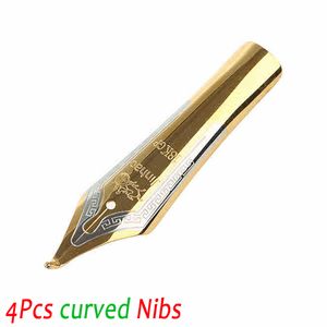 Wholesale Apply Jinhao 159 250 450 750 baoer Fountain pen Universal design large Pen nib 18K Gold tip 0.5mm Straight Nib 80pcs