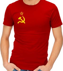 Советский флаг Серп и Молот коммунистический коммунизм СССР Cccp футболка Футболка футболка Футболка