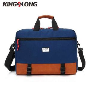 Kingslong Multi-Function Terency 15.6 Calowy torebka Laptopa Męskie Business Crossbody Bag Messenger / Torby na ramię dla mężczyzn