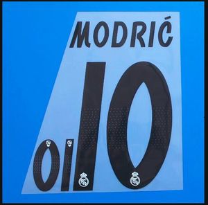 2018-2019 Real Madrid Casa/Trasferta Calcio personalizzato Nuovo set di nomi Personalizza numero 0-9 Nome A-Z Stampa Patch del set di nomi del giocatore