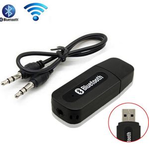 Car Bluetooth Aux wireless portable mini Black bluetooth Music Audio Receiver Adapter 3.5mm Stereo Audio for iPhone Android phones