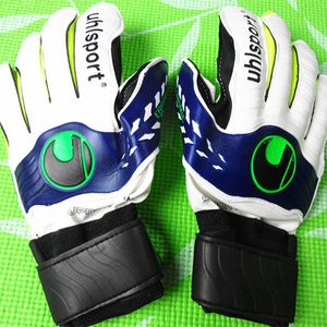 New Professional Thicken respirável antiderrapante látex Futebol Goleiro luvas de goleiro de futebol de dedo do osso proteção de guarda luvas