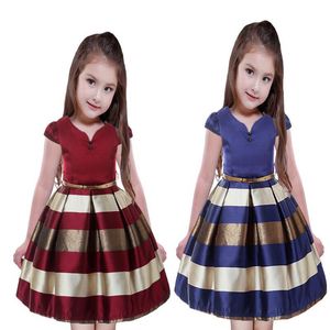 Baby Girls Dresses Summer Elegance Boutique Dress Children Clothing Princess Clothing Dids Clothes Outits Party Ball Gown Dresses XZT023