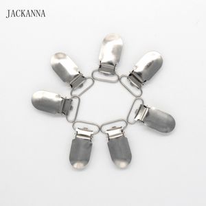 Jackanna roliga baby nappklipp säker metall pacifierklipp söta hängspensor dummy soothers clasps tillbehör