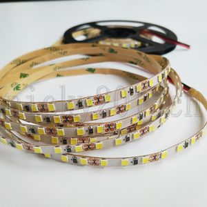 Super schmaler 5mm Breite 12V 2835 LED streifenlicht flexible klebeband string string ip20 nicht wasserdicht 120leds / m kabinett küche beleuchtung ultra hell