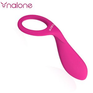 Nalone Silicone Vibrator Vattentät Sex Machine Bullet Dildo Vibrator för Par Vuxen Sexleksaker Silikon Ringar för Man Sexleksaker Y18110203