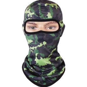 Masque de l'armée tactique Couvre-chef CS Masques complets Cagoule Masque de chasse Camo Impression Camouflage CS Tête respirante Masques de jungle