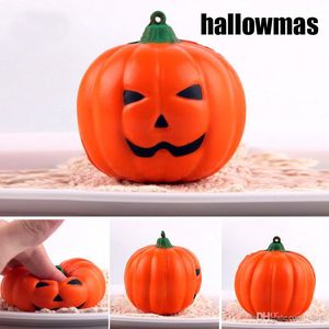 Halloweenowe zabawki squishy zabawki miniaturowe jedzenie squishies pu dynia wisiorek squishy powolne odbicia dekompresyjne zabawki dekompresyjne zabawki