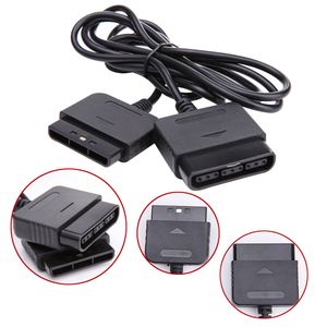 1.8m Gamepad Game Controller Extension Cabo de cabo para Playstation 2 PS1 PS2 Consola Preto DHL FedEx EMS Navio Livre