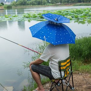 Wholesale sport umbrellas resale online - Fishing Cap Outdoor Sport Umbrella Hat Hiking Beach Camping Headwear Ultraviolet Proof Hat Head Hats Camouflage Foldable Christmas Gift DHL