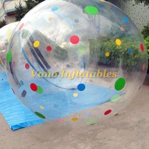 Wasserball Kommerzieller PVC 7 Fuß Laufbälle Wasser-Zorb-Ball für aufblasbare Poolspiele Durchmesser 5 Fuß 7 Fuß 8 Fuß 10 Fuß Kostenlose Lieferung