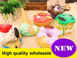 Squishy malizia alta qualità 13 cm Jumbo Lento aumento Soft Oversize Phone Spremere giocattoli Ciondolo Anti Stress Kid Cartoon Toy Decompression Toy