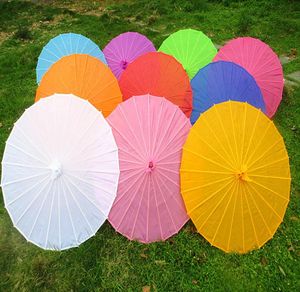 100 teile/los Kostenloser versand Kleine große Chinesische bunte Regenschirm China traditionellen tanz farbe sonnenschirm Japanische seide requisiten SN447