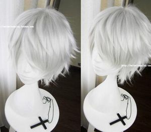 parrucche diritte dei capelli di salute di cosplay bianco d'argento popolare popolare corto parrucche