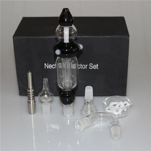 Nectar Bong Kits Wasserpfeifen zum Rauchen von Wasserpfeifen mit Titan-Nagel-Dab-Stroh Mini-Wachs-Öl-Rigs