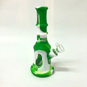Bell Creative Design Siliconen Waterleidingen Bongs Roken Tabak Pijp voor Dry Herb Twisty Glass Blunt