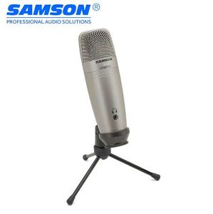 Samson C01U Pro USB Studio Condenser Microphone Real-time Monitoring Large Diaphragm Condenser for Broadcasting Music Recording
