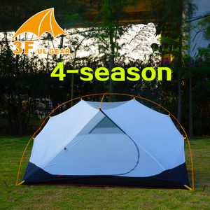 3F UL Gear 4 Säsong 2 Persontält Vents Inner Tent Ultralight Camping Body för fru Hubba 2