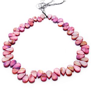 Einfache Mode Tropfenförmige Austernschale Perlen gefärbte Schale DIY Ohrringe Halskette Zubehör im Angebot