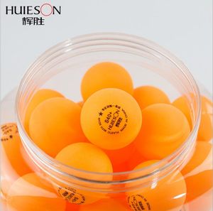 Huieson 60 Stück/Fass Professionelle 3-Sterne-Tischtennisbälle 40 mm 2,9 g Ping-Pong-Ball Gelb Weiß für Tischtennis-Spieltraining