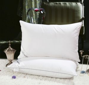 Home Textile Sleeping Pillow 100% goose down light white Pillow Zero Pressure Memory Neck Health 48*74cm cotton