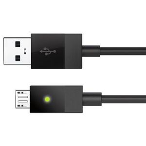 Gamepad Snabb Micro USB Laddningskabel för Xbox One PS4 Controller Hållbar ersättning USB2.0 Datakablar med LED-ljus