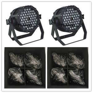 8 sztuk z Flightcase Par64 54x3 LED lampa etapowa Outdoor Par LED RGBW 4IN1 DMX LED 54 * 3W Par Light