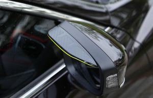 HIG-kvalitet 2st Car Side Door Speglar Visor, Bakövare Sun Rain Guard Shield Deflector med logotyp för Mazda CX-3, CX-4