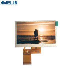 Display del modulo LCD tft da 4,3 pollici 480 * 272 con schermo di interfaccia RGB dalla produzione di pannelli Shenzhen Amelin