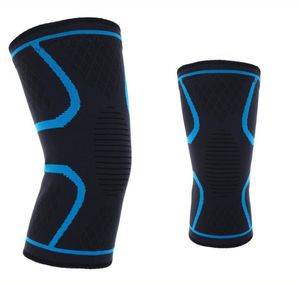 通気性のバスケットボールの膝パッドスポーツの安全膝サポートサッカー膝パッドプロテクターサイクリングジムの重量挙げ脚はブレースを支えます