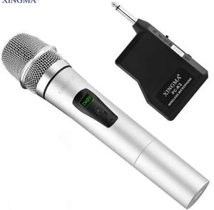 XINGMA PC-K3 Kablosuz Mikrofon Profesyonel Karaoke Stereo VHF Amplifikatör Ses Stüdyosu Vokal Rrecording PC KTV Için El Mic Mic
