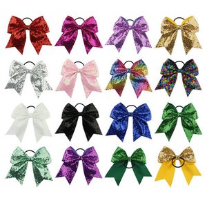 8 polegadas moda handmade lantejoula bling alegria arcos de cabelo para crianças crianças crianças boutique cabelo acessórios