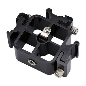 Girevole a tripla testa Hot Shoe Mount Adapter Supporto per staffa per ombrello Flash Light Stand