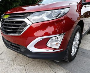 Högkvalitativ ABS Chrome 2st Car Front Dimma Lampa Dekoration Trim + 2st Bakdimplampa Trimskydd för Chevrolet Equinox 2017-2018