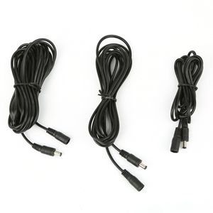 Wholesale DC Cable 50cm 100cm 200cm 250cm 300cm 500cm Extension Wire with 5.5*2.1mm DC Female & Male Jack Adapter